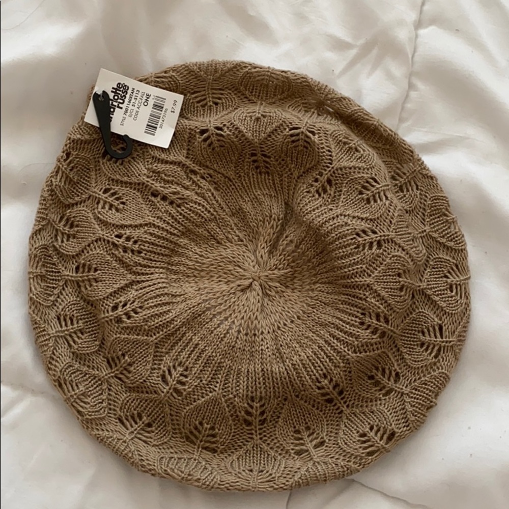 NWT Light Brown Knitted Beret